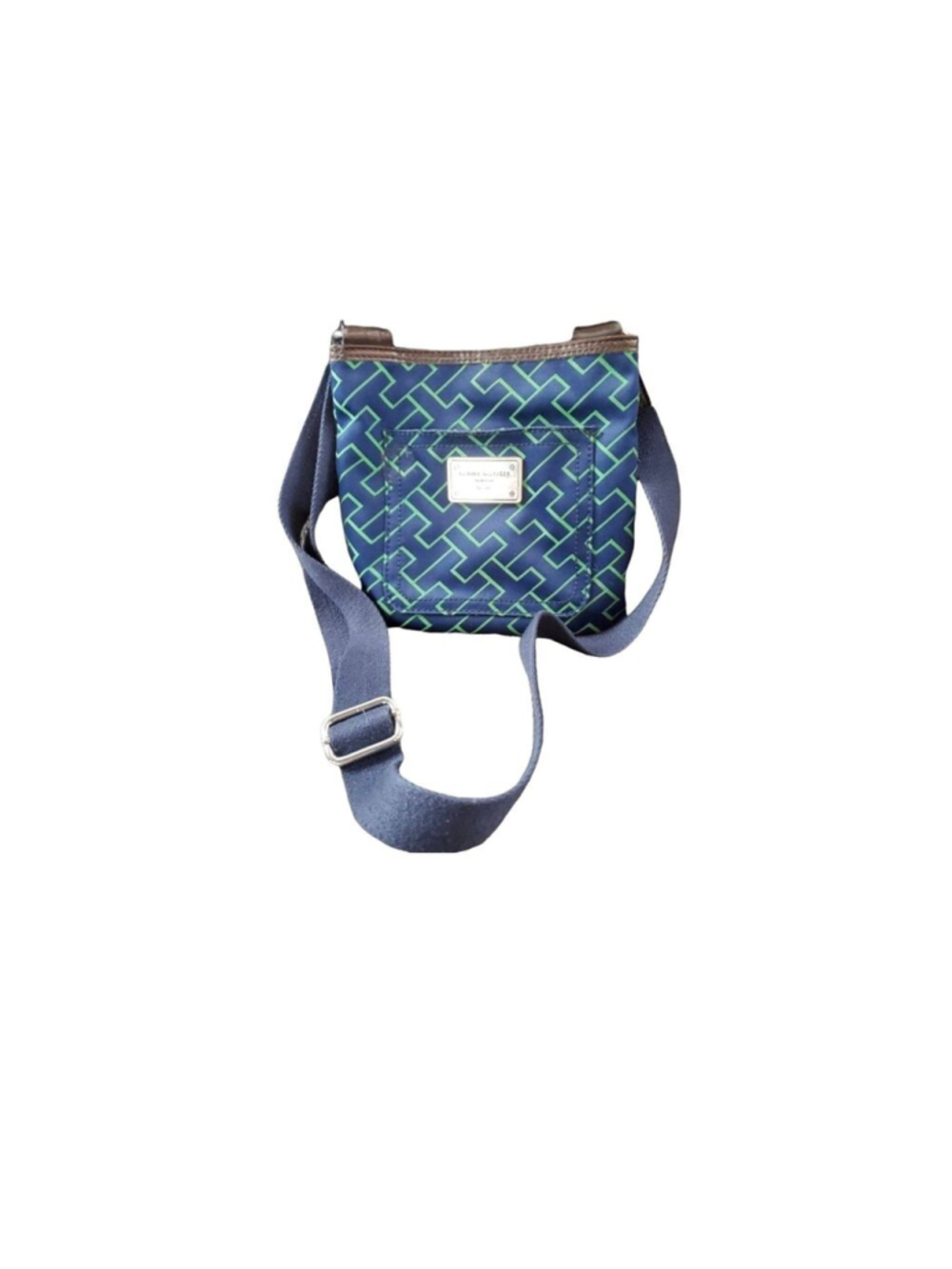 Tommy Hilfiger Small Adjustable Bag Blue Signature Monogram